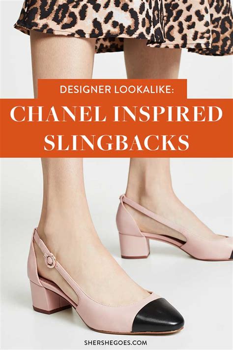 chanel slingback dupe marks and spencer|chanel look alike flats.